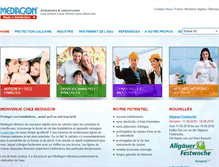 Tablet Screenshot of mediagon-romandie.ch